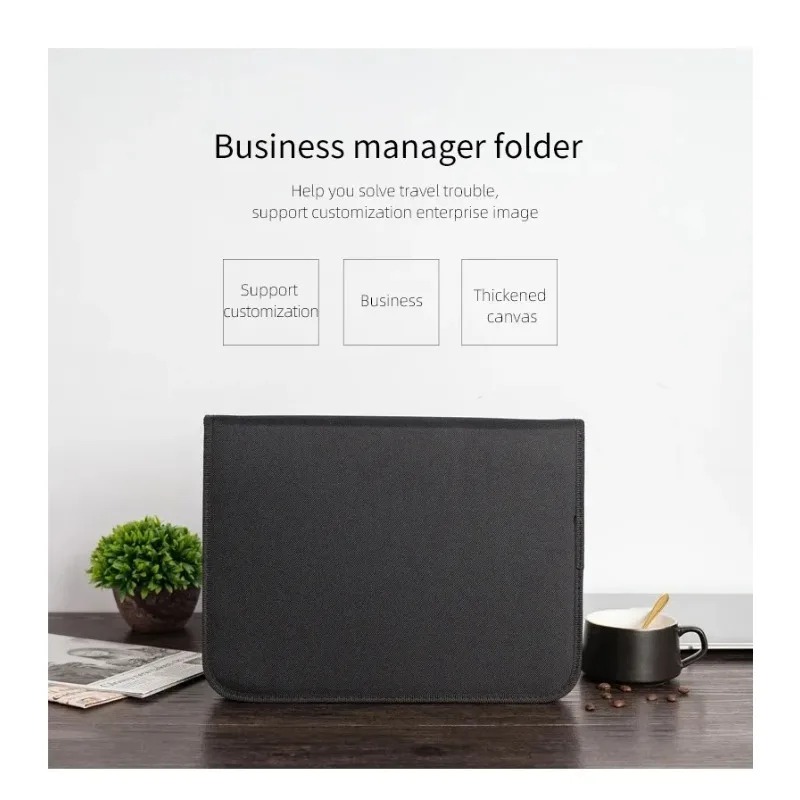 Large Black Business Portfolio - Binder A4 Lever reseña y precio