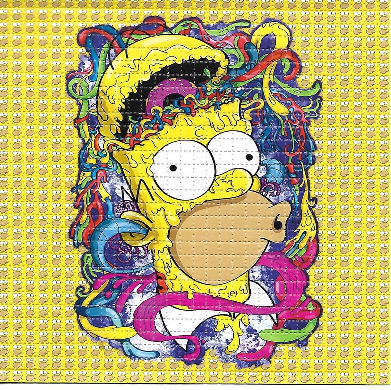 Mind blown Psychedelic Acid-Fr - Ink Blotter Paper reseña y precio