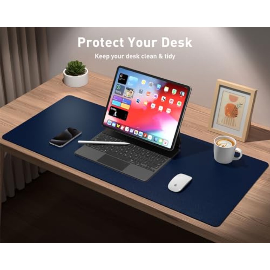 Leather Desk Pad Protector Mou - Leather Desk Pad reseña y precio
