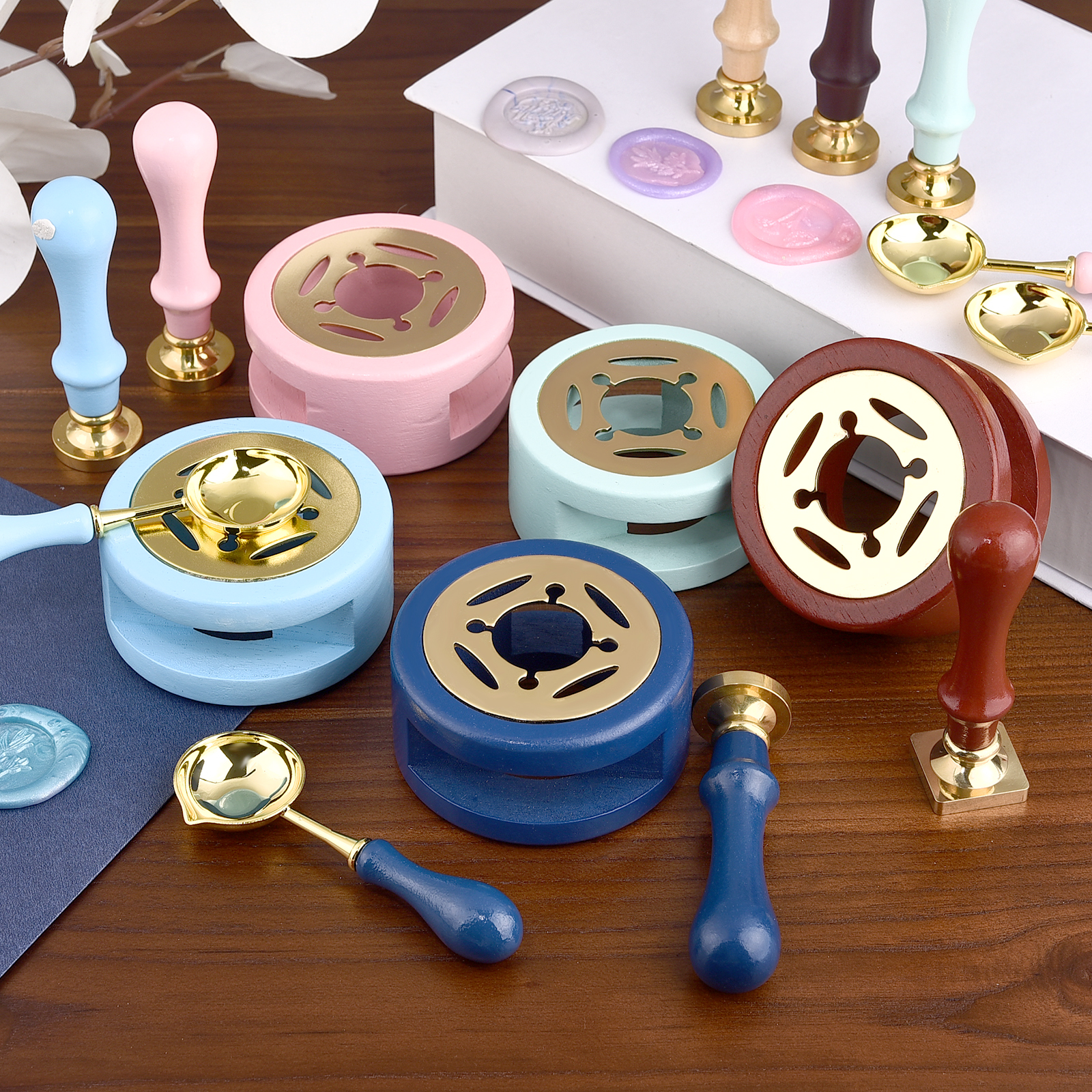2/3Pcs Set Retro Sealing Wax F - Wax Seal Stamp Set reseña y precio