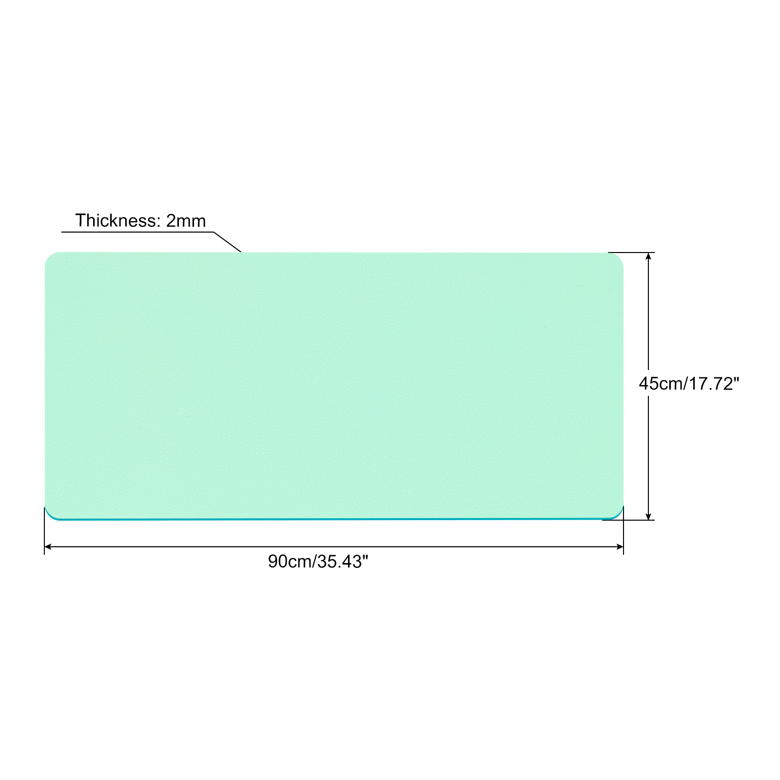Office Desk Mat Protector PU L - Leather Desk Pad reseña y precio