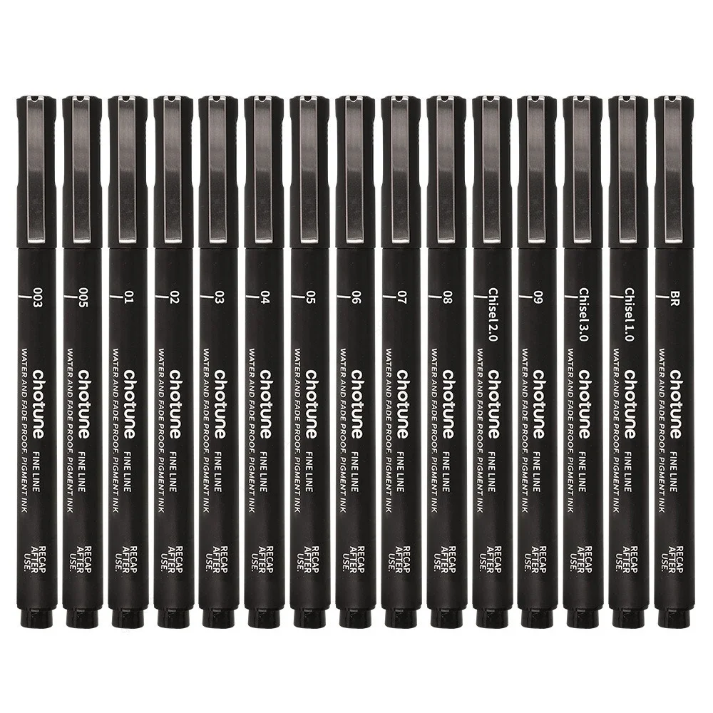 Black Micro Pens,15 Sizes,Wate - Correction Pen Fine reseña y precio