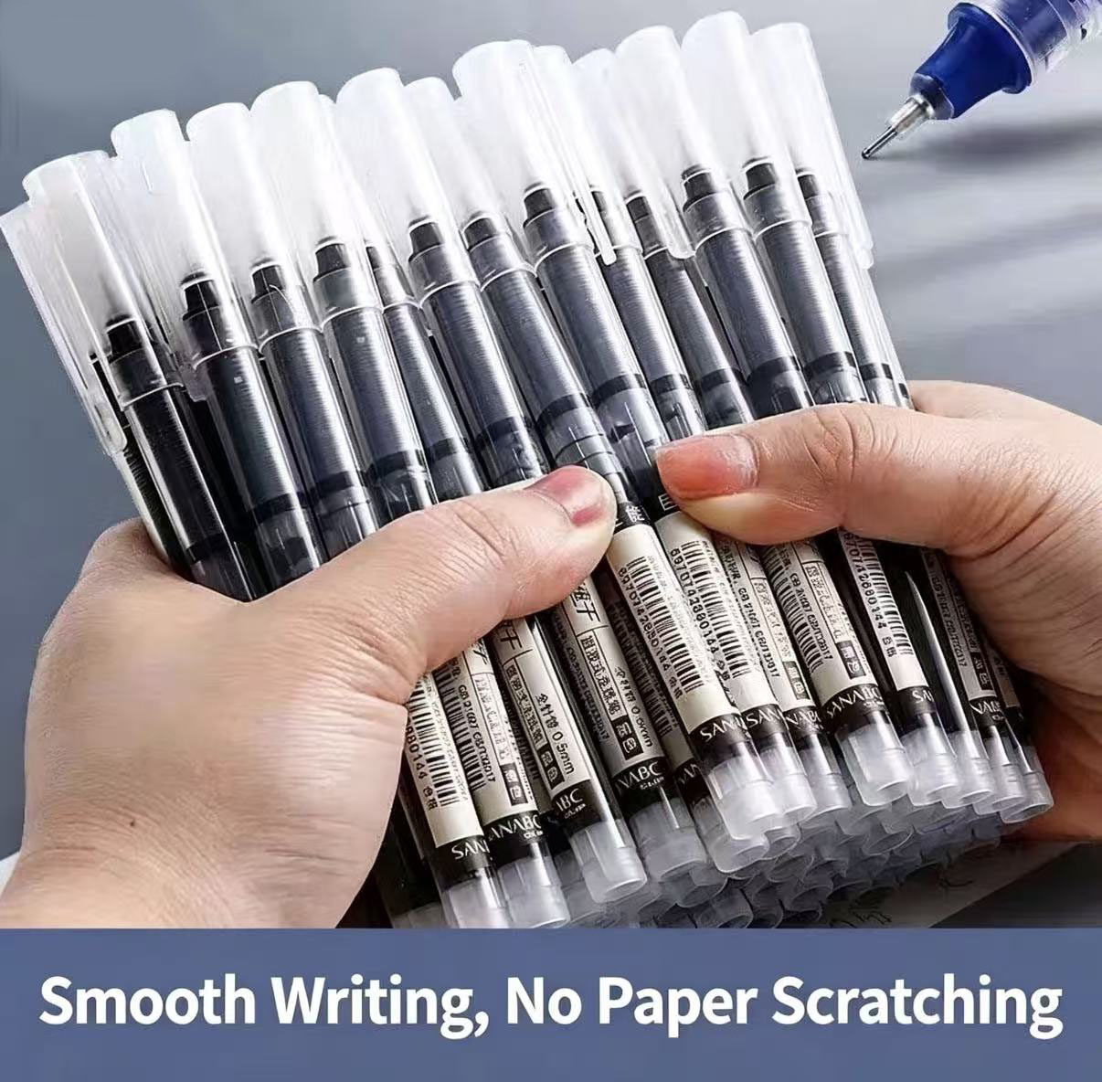 6 Pack Click Gel Pens 0.5mm Bl - Gel Refill Pack reseña y precio