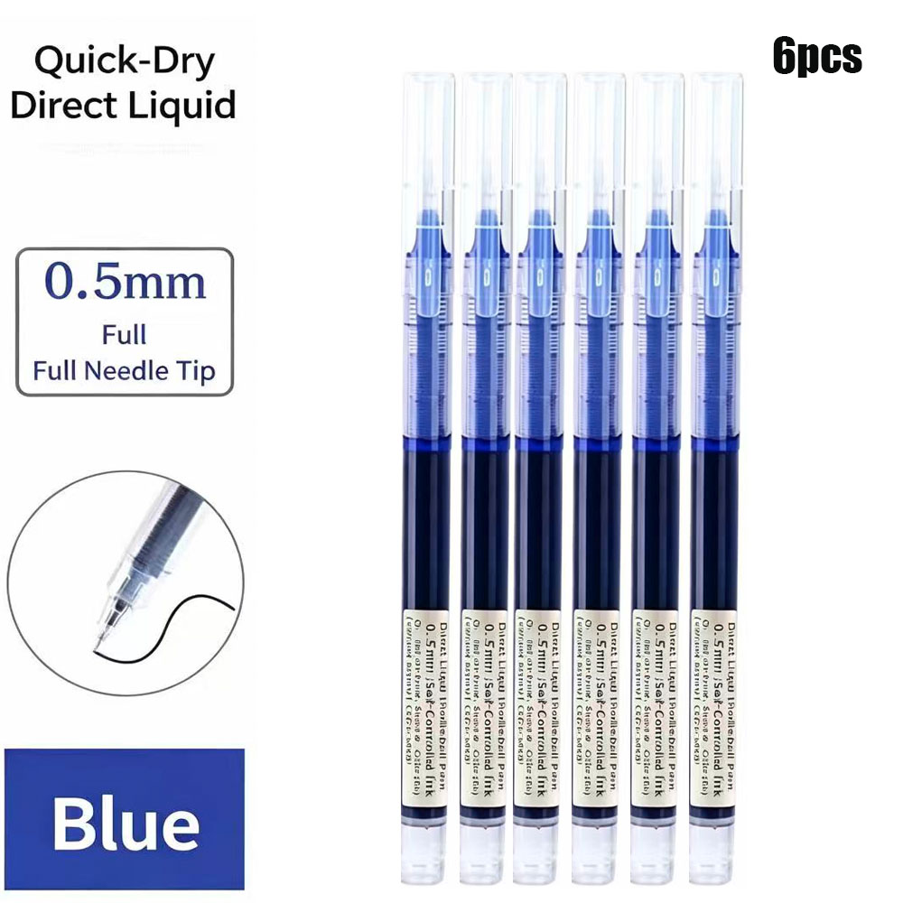 6 Pack Click Gel Pens 0.5mm Bl - Gel Refill Pack reseña y precio