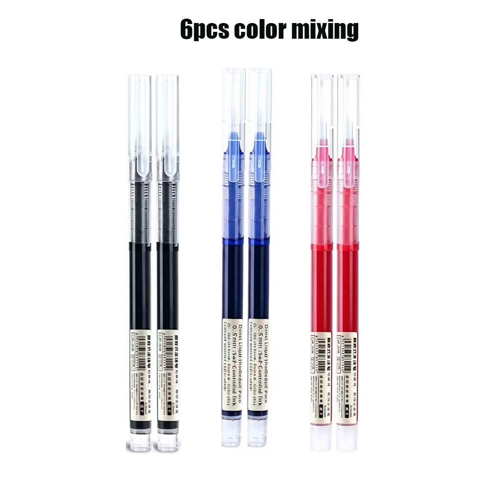 6 Pack Click Gel Pens 0.5mm Bl - Gel Refill Pack reseña y precio