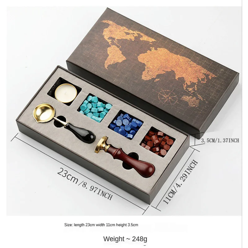 DIY Stamps Wax Seal Box Kit De - Wax Seal Stamp Set reseña y precio