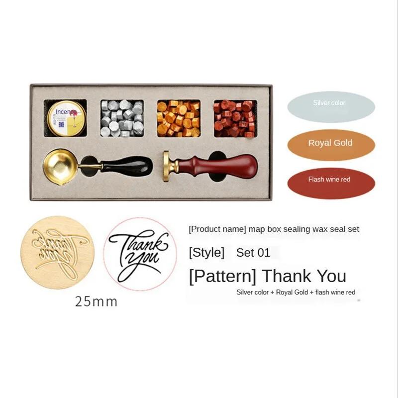 DIY Stamps Wax Seal Box Kit De - Wax Seal Stamp Set reseña y precio