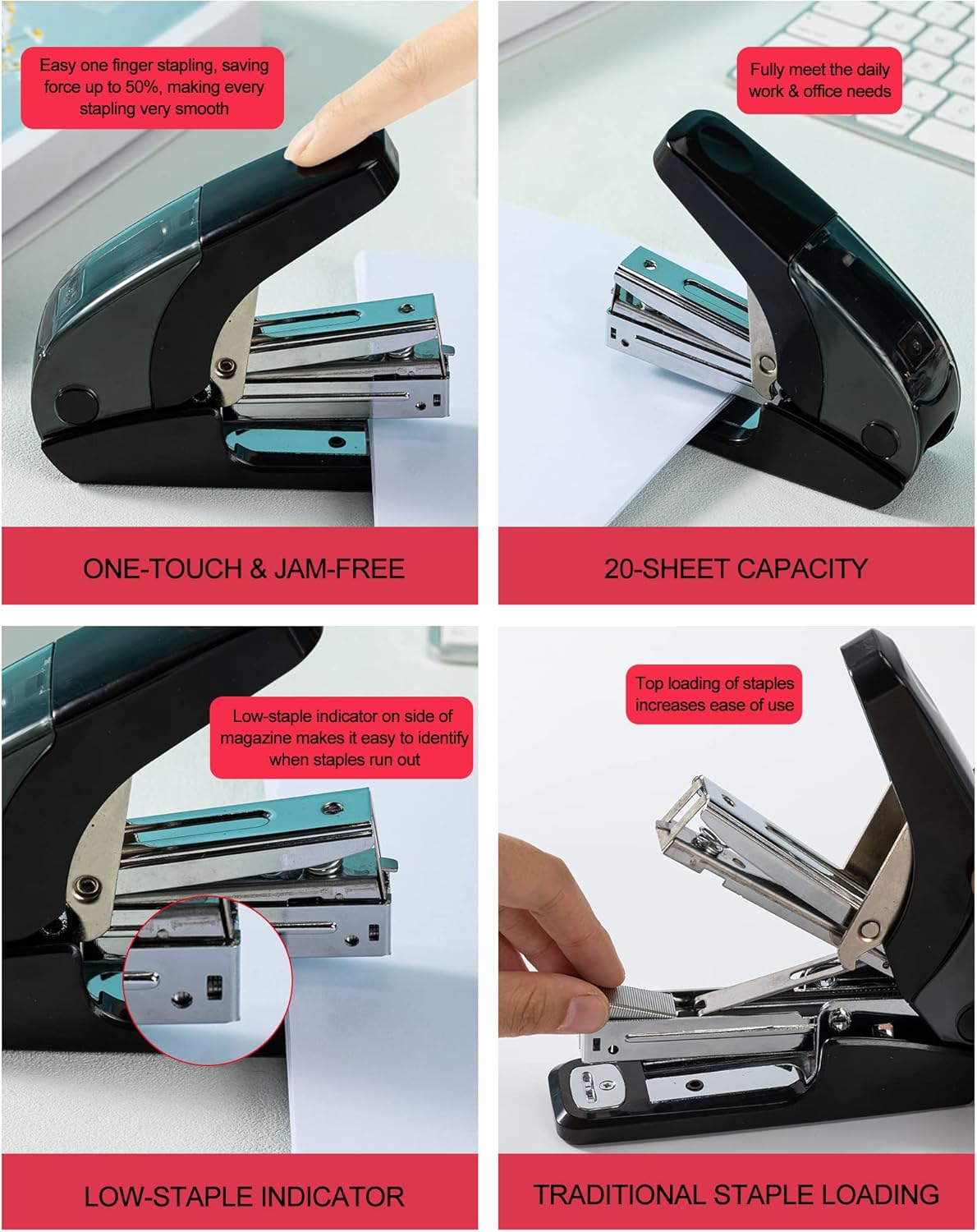 Effortless Standard Stapler Se - Stapler Half Strip reseña y precio