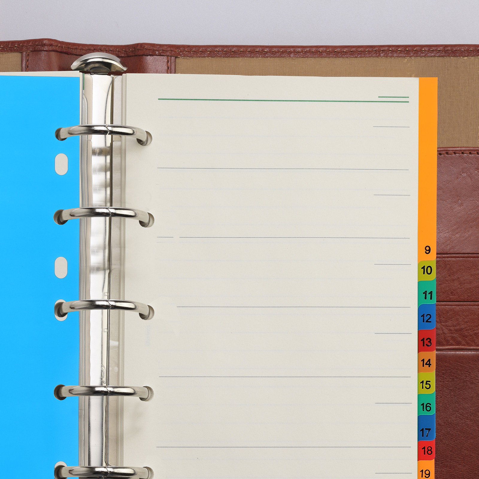20 Pages A4 Colorful Plastic B - Tab Divider A4 reseña y precio