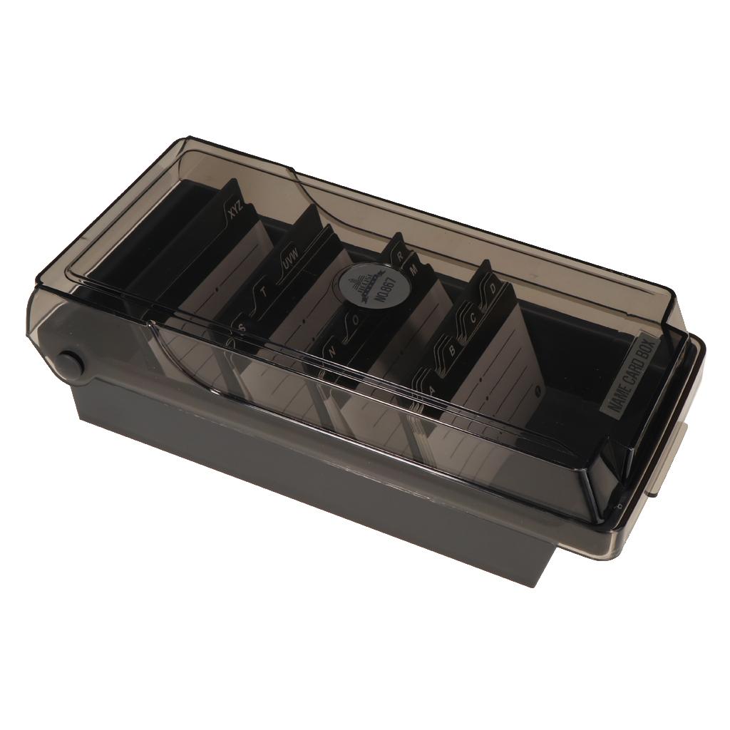 Large Plastic Index Card Stora - Card Index Box reseña y precio