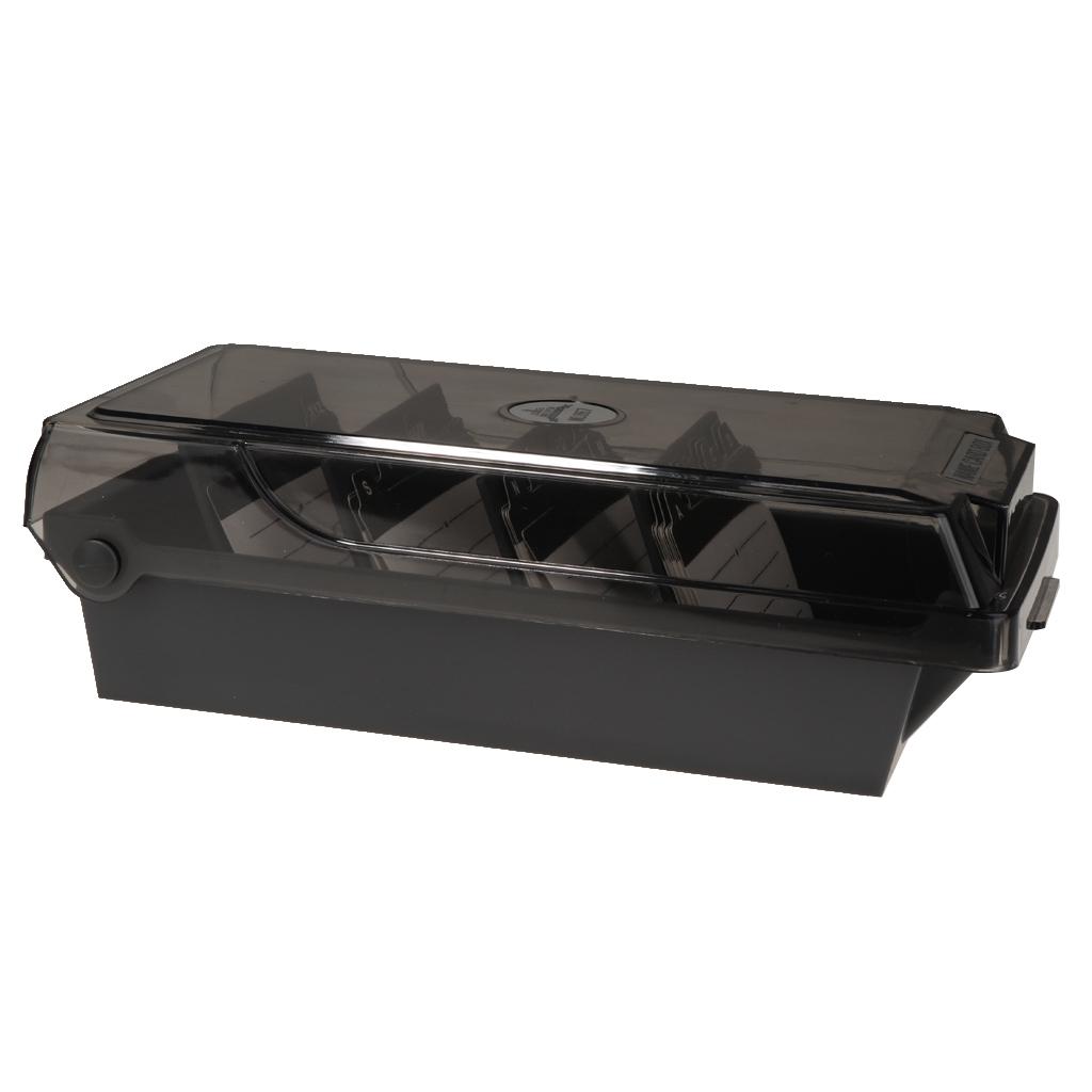 Large Plastic Index Card Stora - Card Index Box reseña y precio