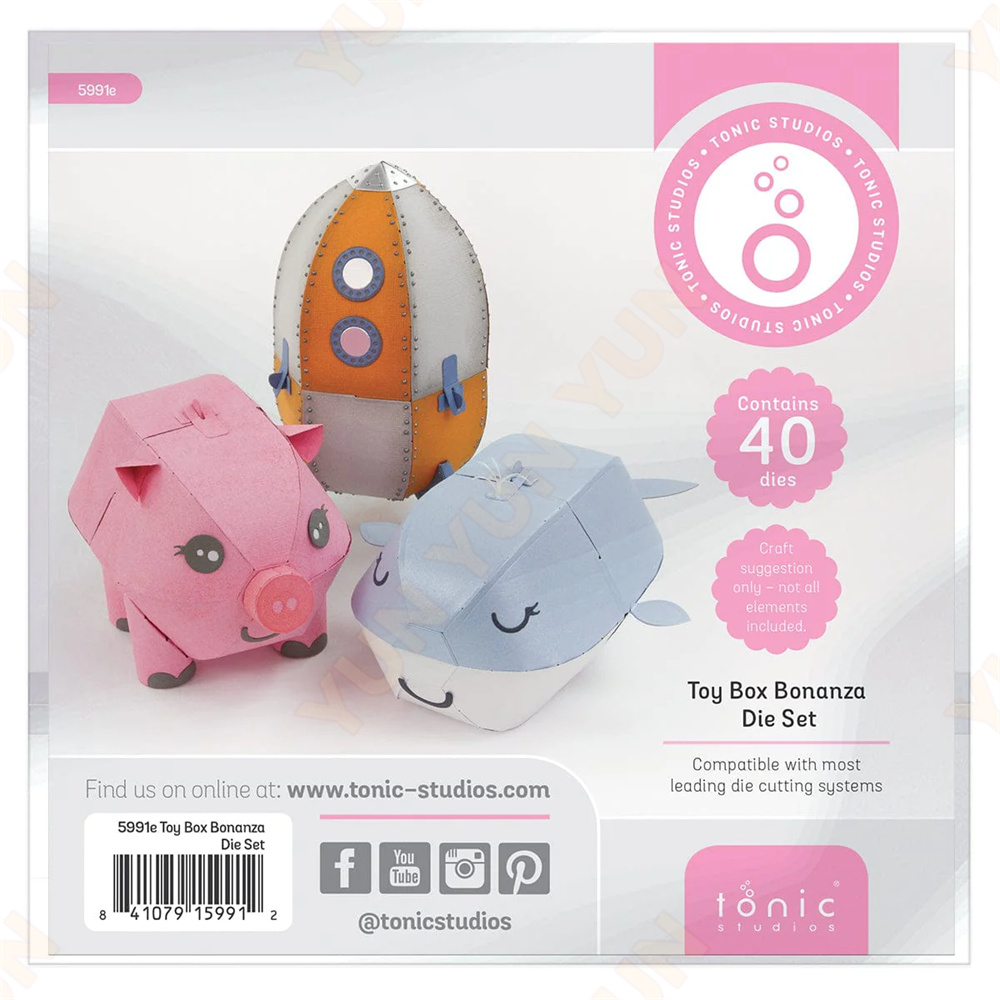 Mini Index Bureau Box Die Set  - Card Index Box reseña y precio