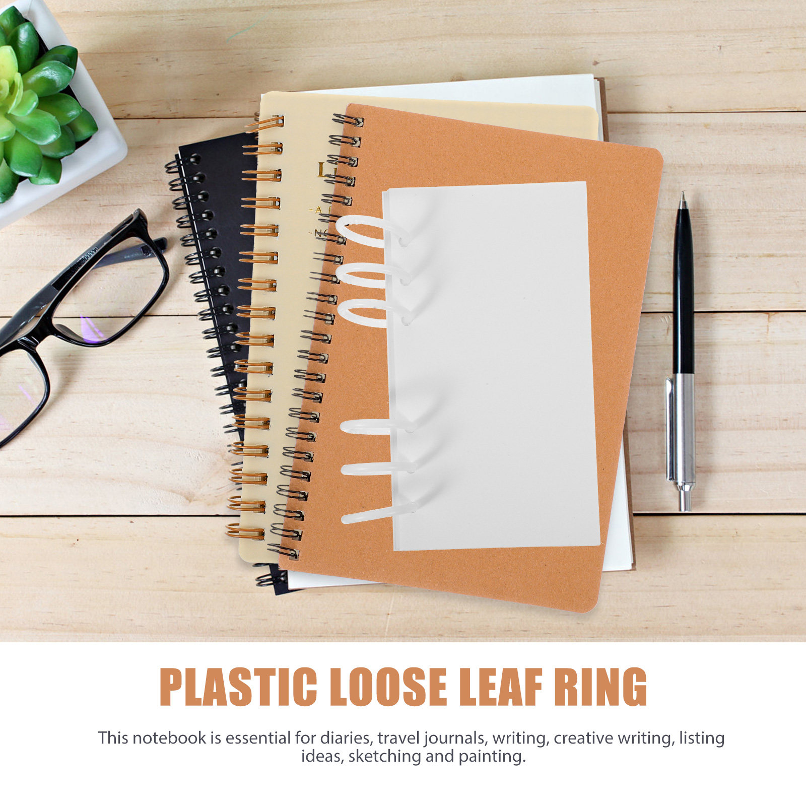 4 Boxes Binder Rings Plastic B - Card Index Box reseña y precio