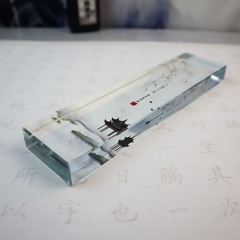 Glass Paperweight Traditional  - Book Weight Glass reseña y precio