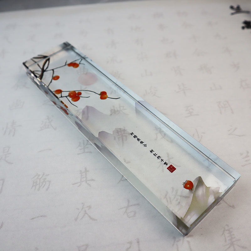Glass Paperweight Traditional  - Book Weight Glass reseña y precio