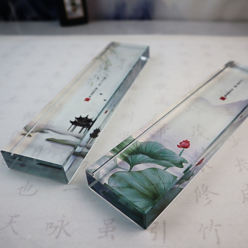 Glass Paperweight Traditional  - Book Weight Glass reseña y precio