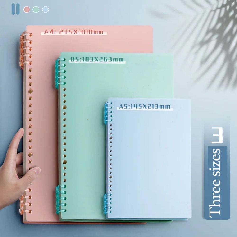 4Pcs PP Loose-leaf Book Cover  - Binder A4 Lever reseña y precio