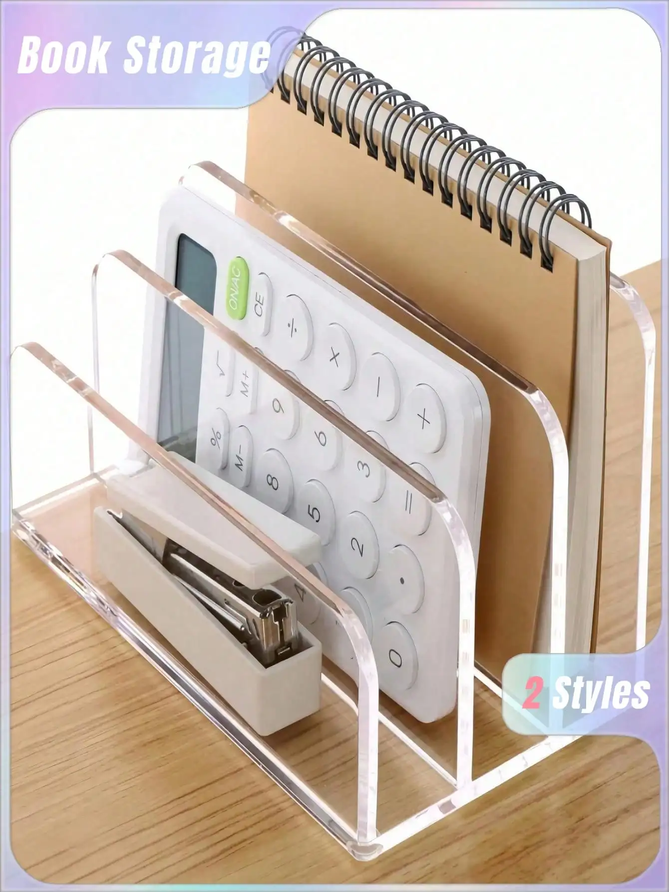 1Pc Acrylic File Folder, Desk  - Magazine Holder Rack reseña y precio