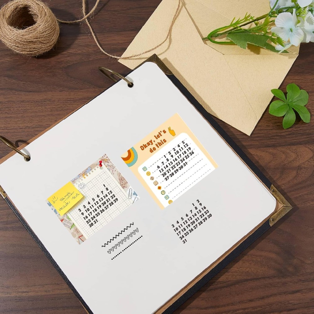Calendar Date Clear Stamps Vin - Rubber Date Stamp reseña y precio