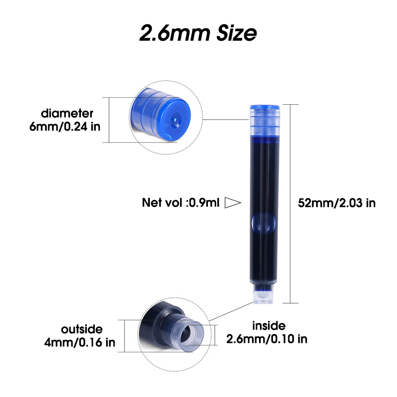 50pcs Fountain Pen Ink Cartrid - Fountain Pen Bottled Ink reseña y precio