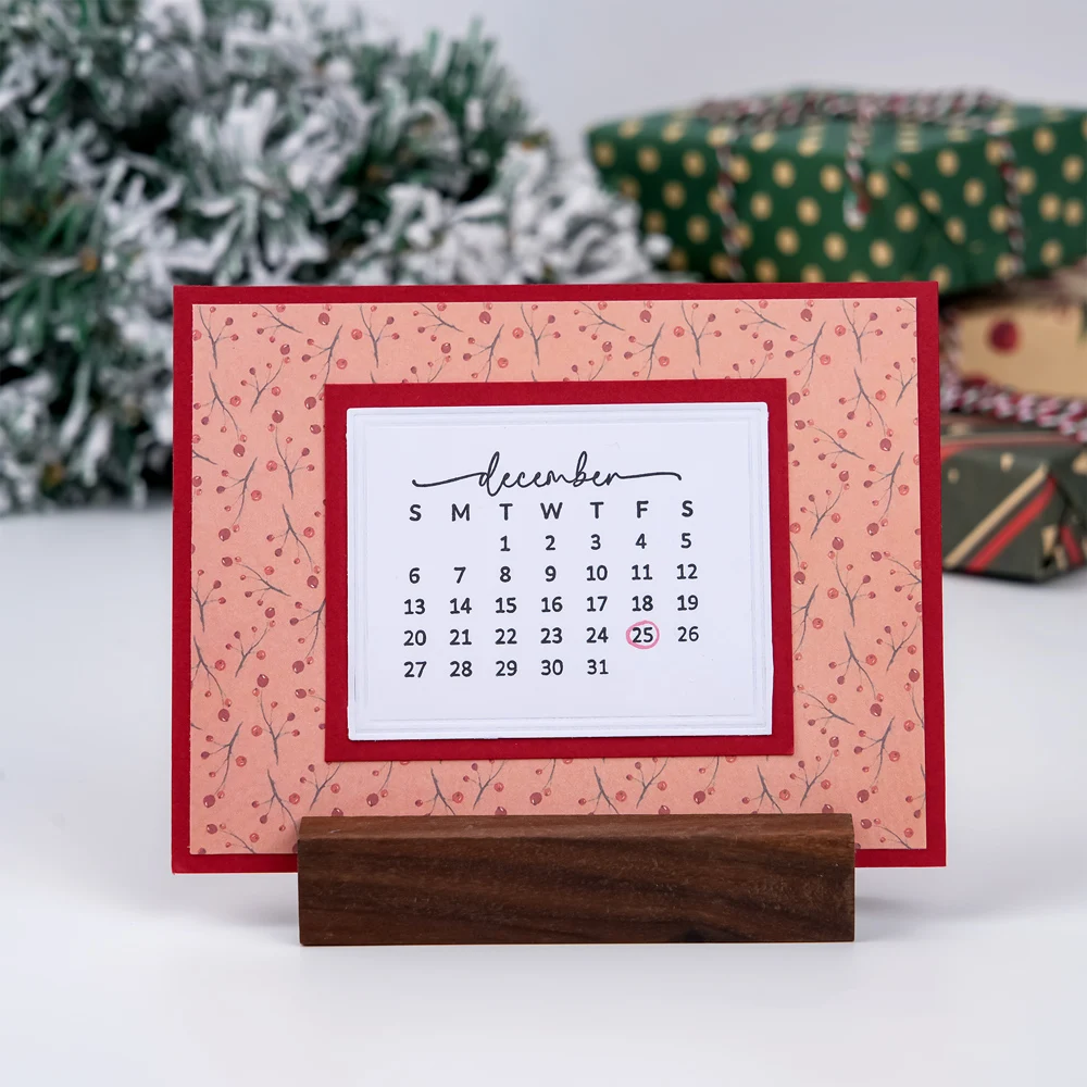 Calendar Date 2026 Clear Stamp - Rubber Date Stamp reseña y precio