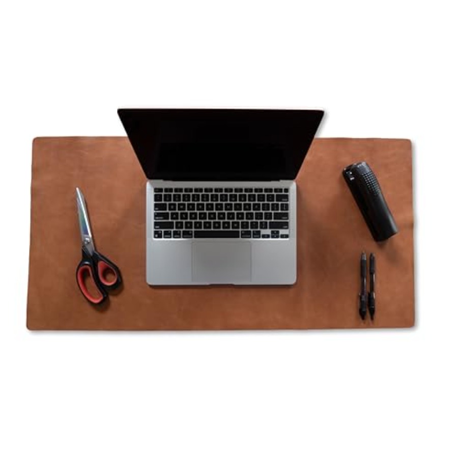 Genuine Leather Desk Pad Offic - Leather Desk Pad reseña y precio