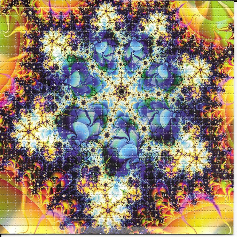 Fractal Psychedelic LSD Acid F - Ink Blotter Paper reseña y precio