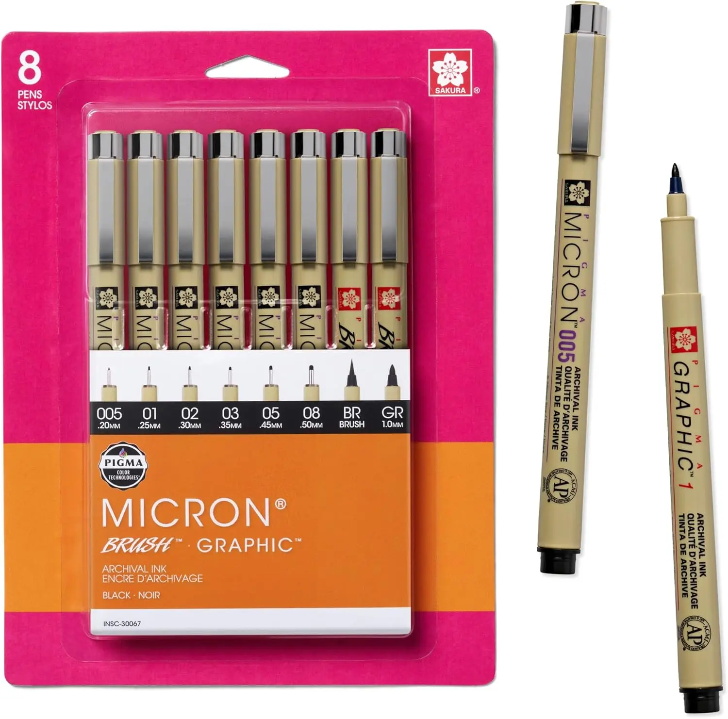 Fineliner Drawing Pens Set, 8  - Archive Box Set reseña y precio