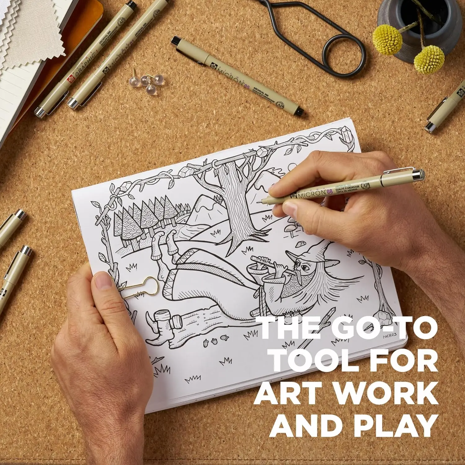 Fineliner Drawing Pens Set, 8  - Archive Box Set reseña y precio