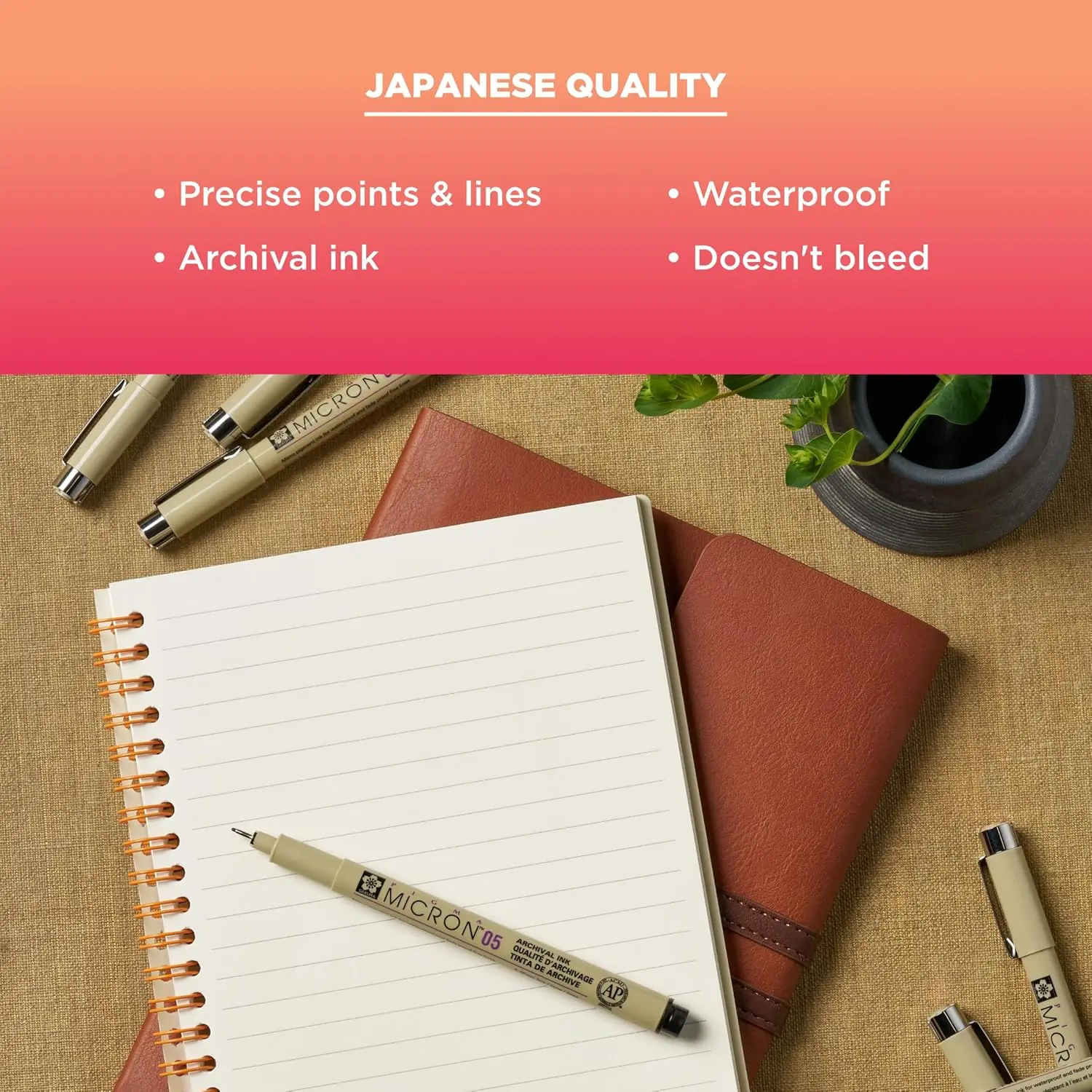 Fineliner Drawing Pens Set, 8  - Archive Box Set reseña y precio