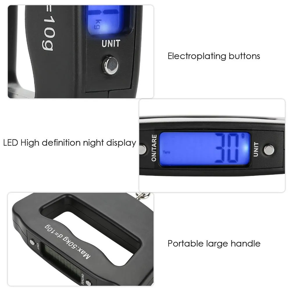 Portable LCD Digital Hanging S - Tape Dispenser Weighted reseña y precio
