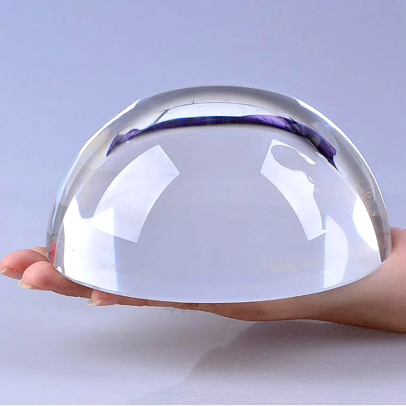 Crystal Hemisphere Glass Half  - Paper Weight Crystal reseña y precio