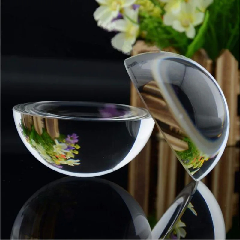 Crystal Hemisphere Glass Half  - Paper Weight Crystal reseña y precio