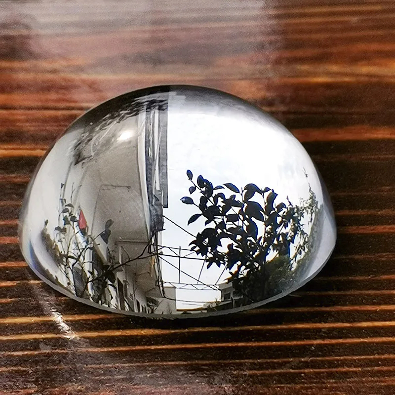 Crystal Hemisphere Glass Half  - Paper Weight Crystal reseña y precio