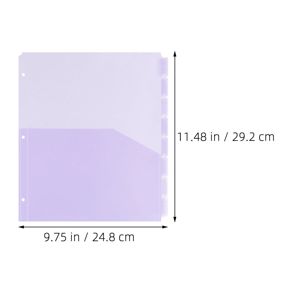 2Sets A4 Binder Dividers Plast - Tab Divider A4 reseña y precio