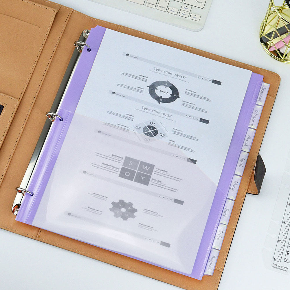 2Sets A4 Binder Dividers Plast - Tab Divider A4 reseña y precio