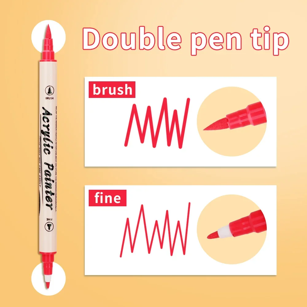 12-36 Colors Acrylic Paint Mar - Correction Pen Fine reseña y precio