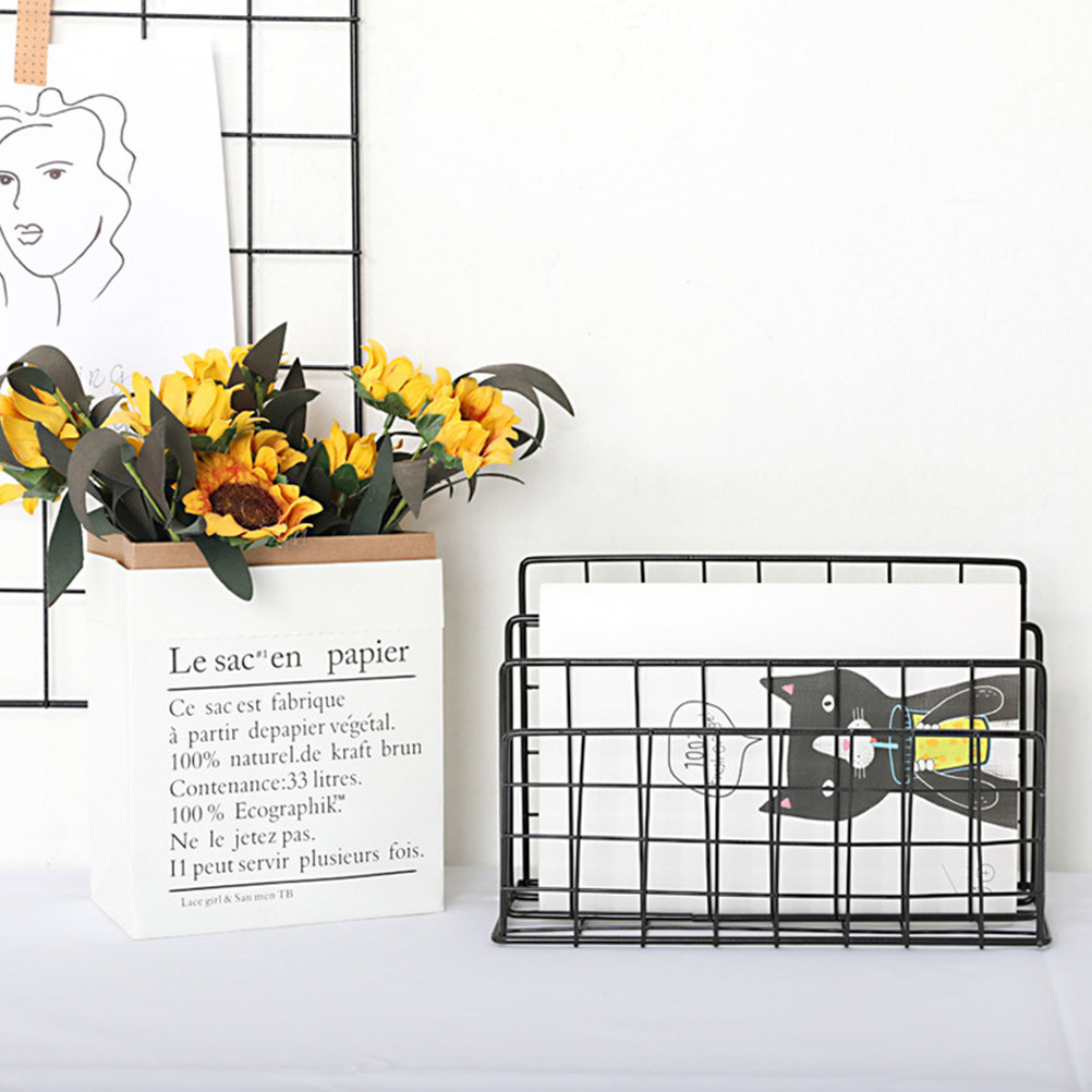 Modern 3 Slot Mail Organizer M - Magazine Holder Rack reseña y precio