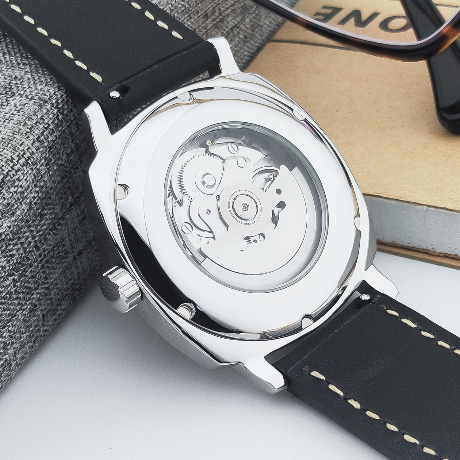 CUSTOM 42MM Stainless Steel Sa - Paper Weight Crystal reseña y precio