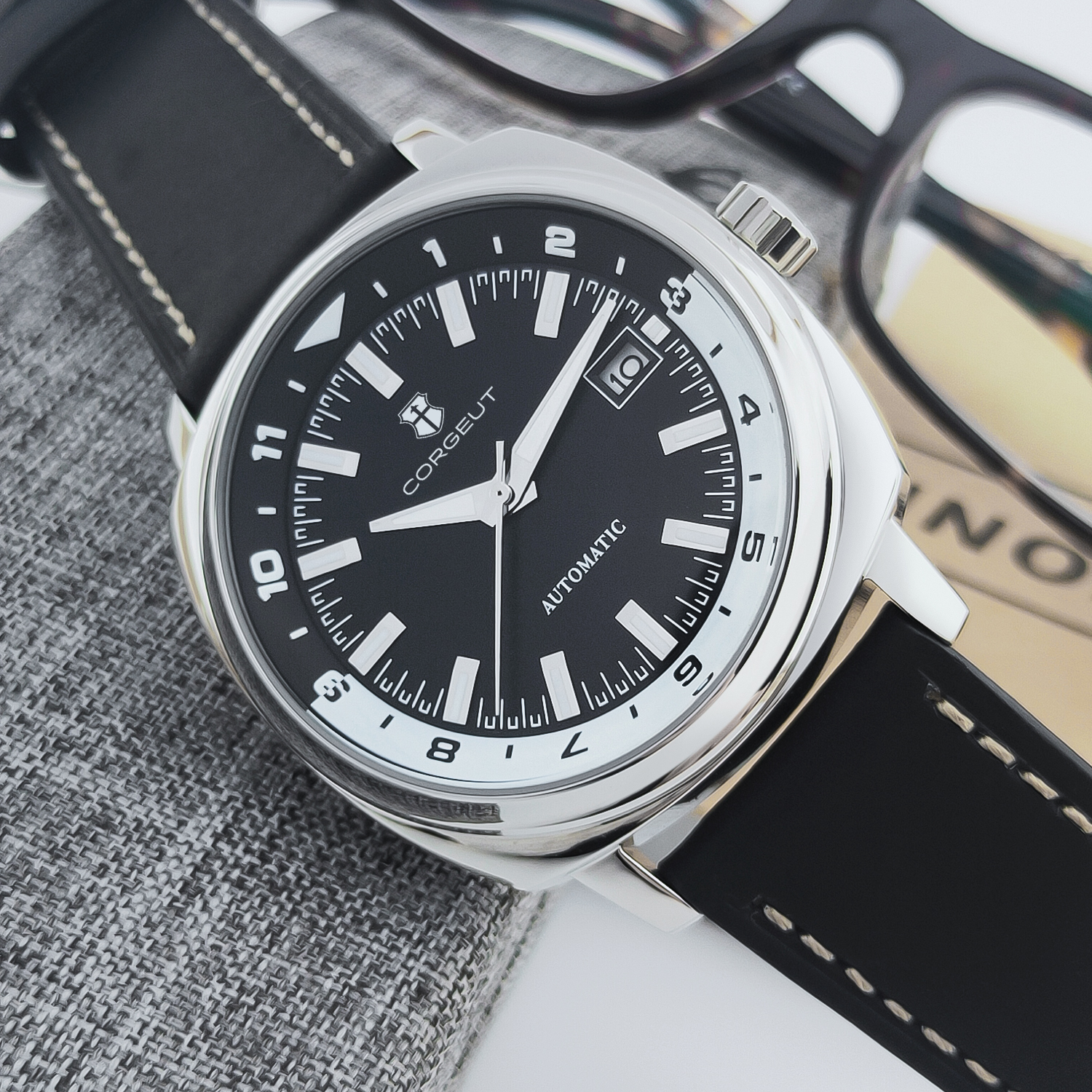 CUSTOM 42MM Stainless Steel Sa - Paper Weight Crystal reseña y precio