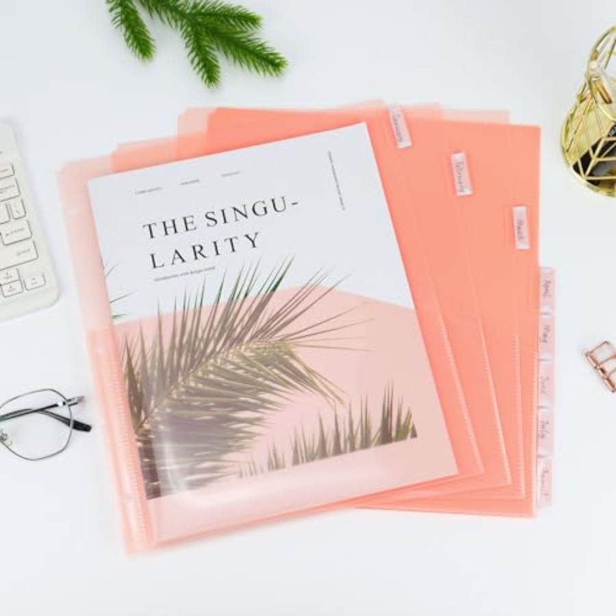 Binder Dividers with Pockets 8 - Tab Divider A4 reseña y precio