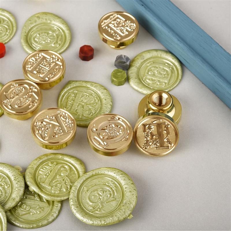 A-Z Vintage Sealed Wax Stamp H - Wax Seal Stamp Set reseña y precio