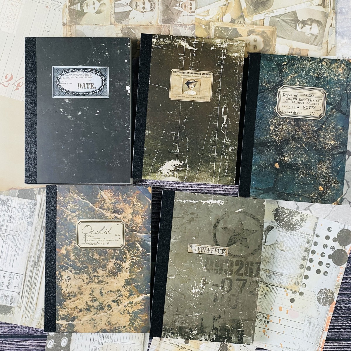 100sheets Vintage Scrapbook Pa - Ink Blotter Paper reseña y precio