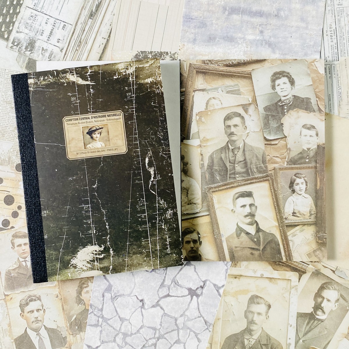 100sheets Vintage Scrapbook Pa - Ink Blotter Paper reseña y precio