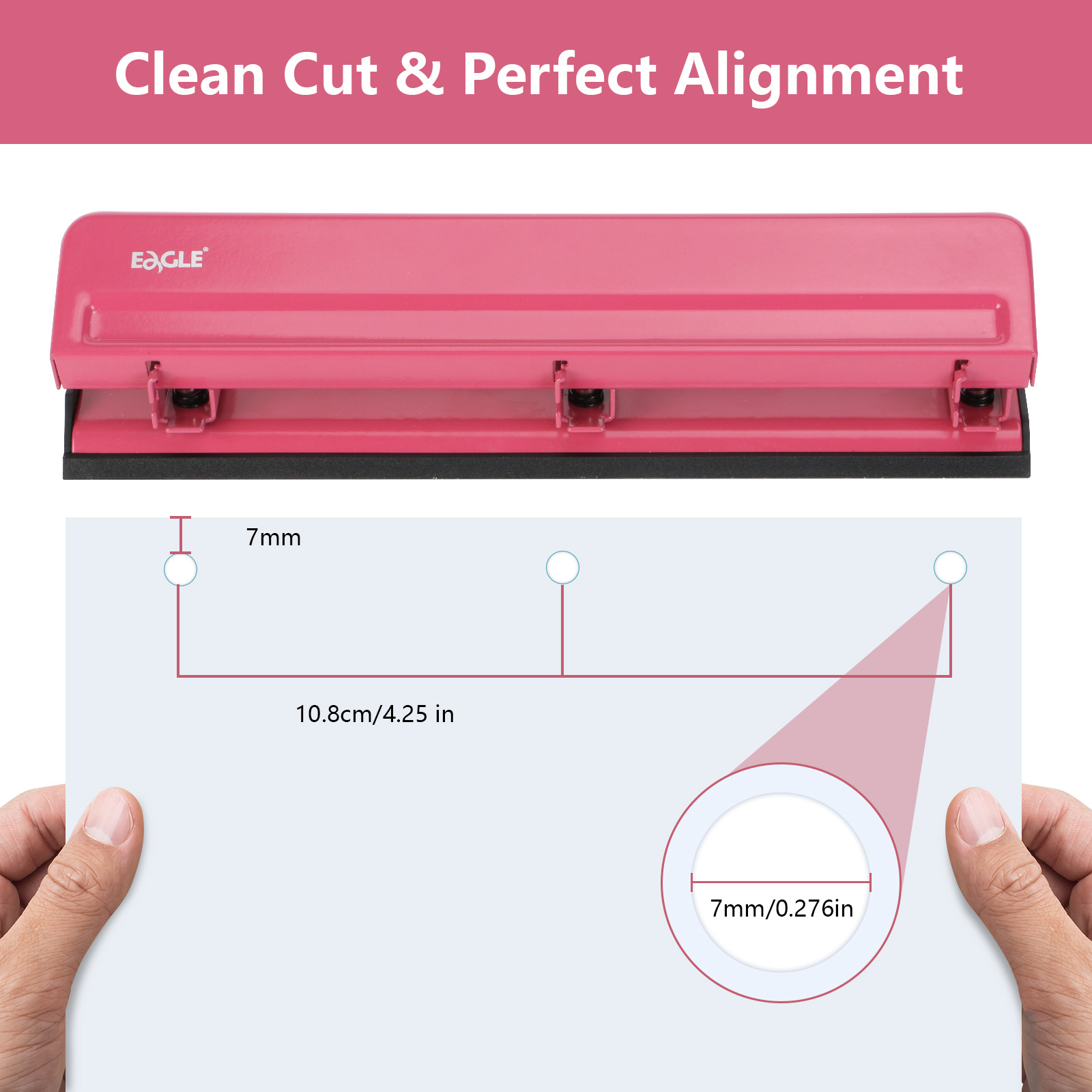 EAGLE 3-Hole Puncher for A4 Pa - Binder A4 Lever reseña y precio