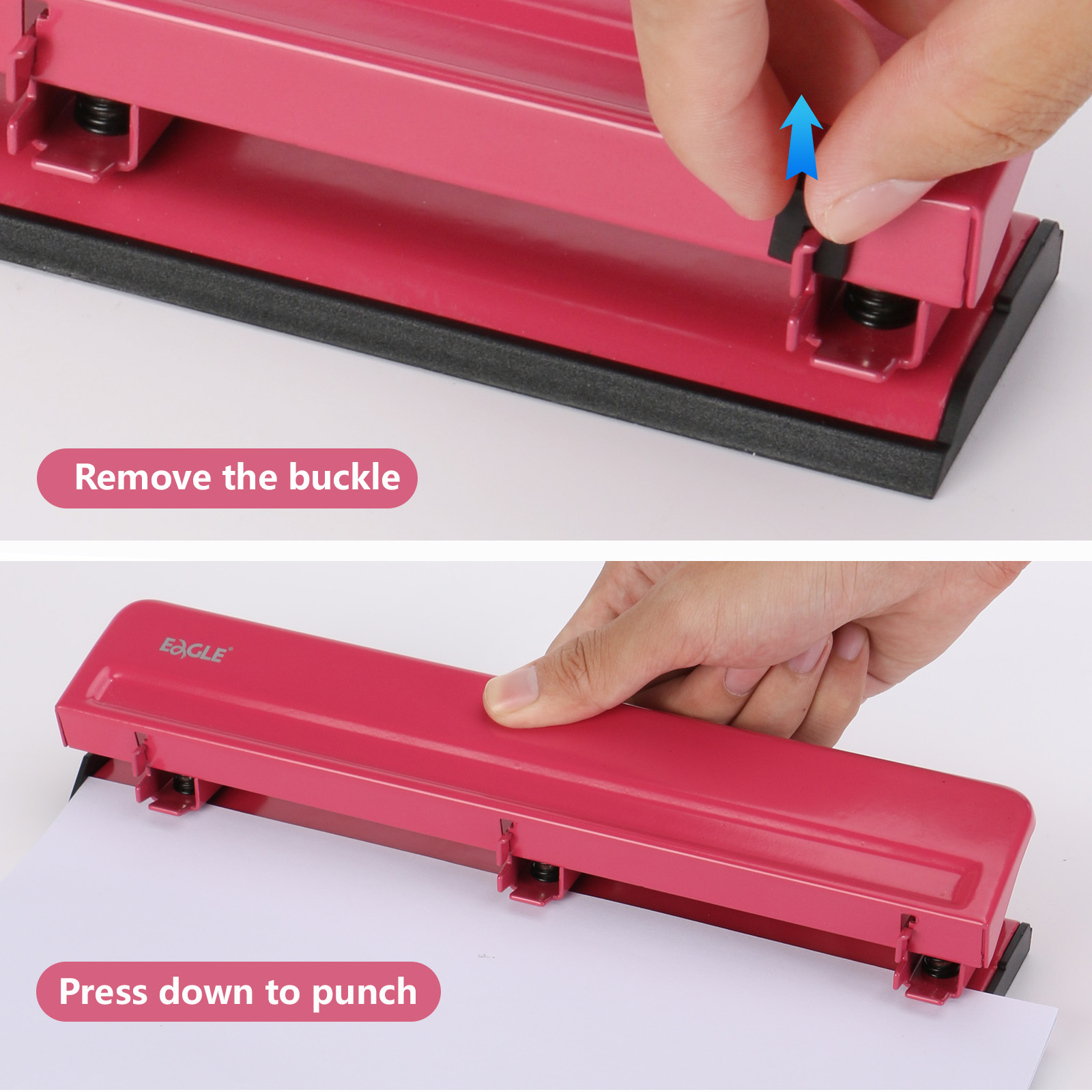 EAGLE 3-Hole Puncher for A4 Pa - Binder A4 Lever reseña y precio