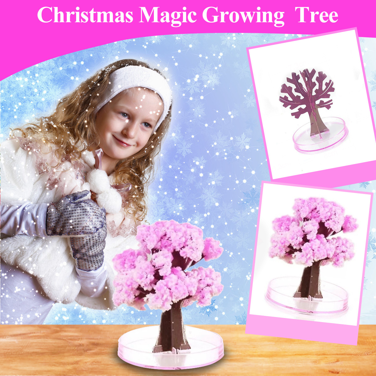 Mini Magic Sakura Miniature Tr - Paper Weight Crystal reseña y precio
