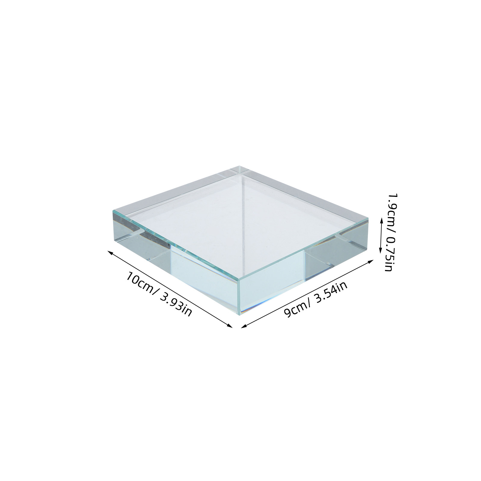 Glass Paperweight Rectangular  - Book Weight Glass reseña y precio