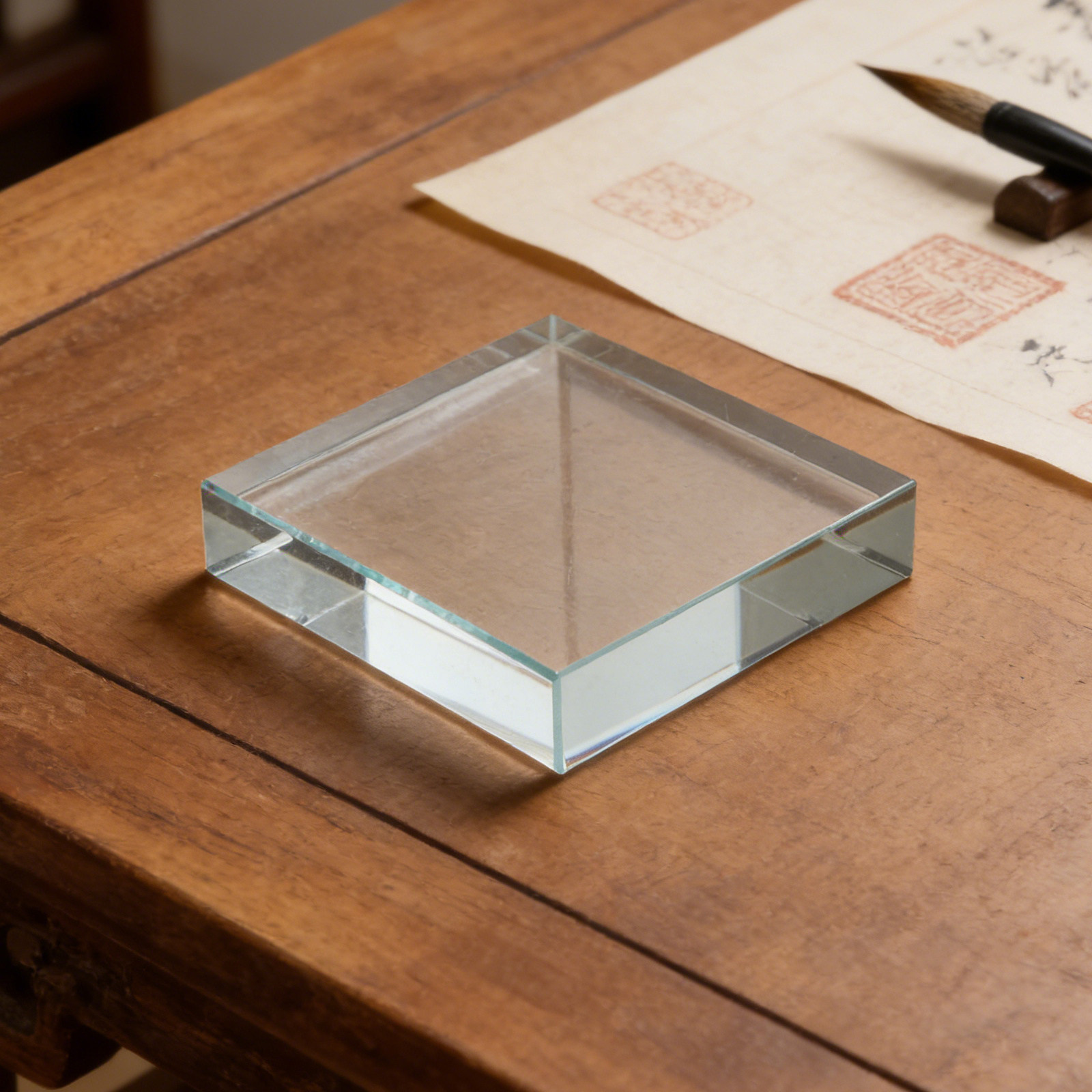 Glass Paperweight Rectangular  - Book Weight Glass reseña y precio