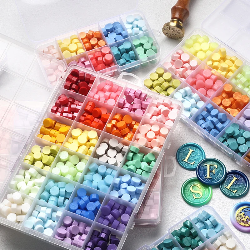 Retro Sealing Wax Beads Set 10 - Wax Seal Stamp Set reseña y precio